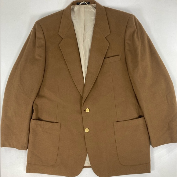 Vivara By Emilio Pucci Mario Legna Mens Blazer 46L Suit Jacket Cashmere/wool